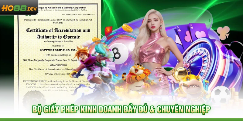 Bộ giấy phép kinh doanh đầy đủ & chuyên nghiệp